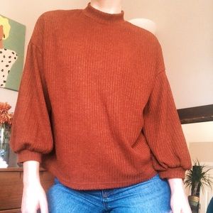 Mock Turtleneck Sweater